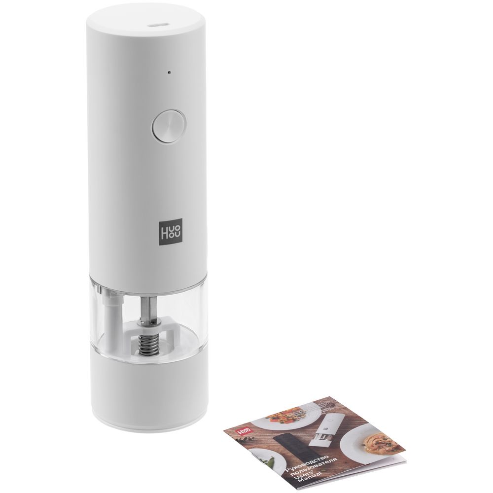 Электрическая мельница для специй HuoHou Electric Grinder Rechargable, белая в Санкт-Петербурге