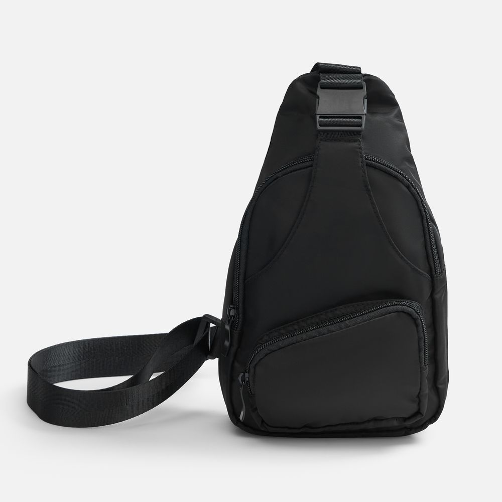 Спортивный кросс-боди рюкзак Bagventure, черный в Санкт-Петербурге