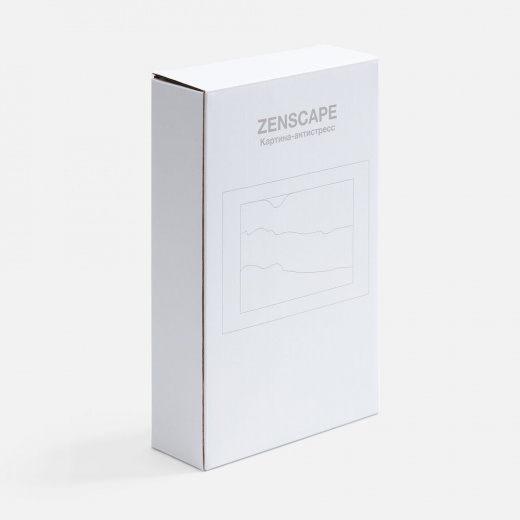 Песочная картина-антистресс Zenscape, белая с синим в Санкт-Петербурге